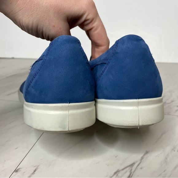 Ecco Barentz Blue Perforated Slip On Loafer 9 / 9.5 - Picture 4 of 13
